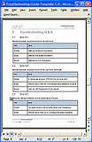 Troubleshooting Guide Word Template